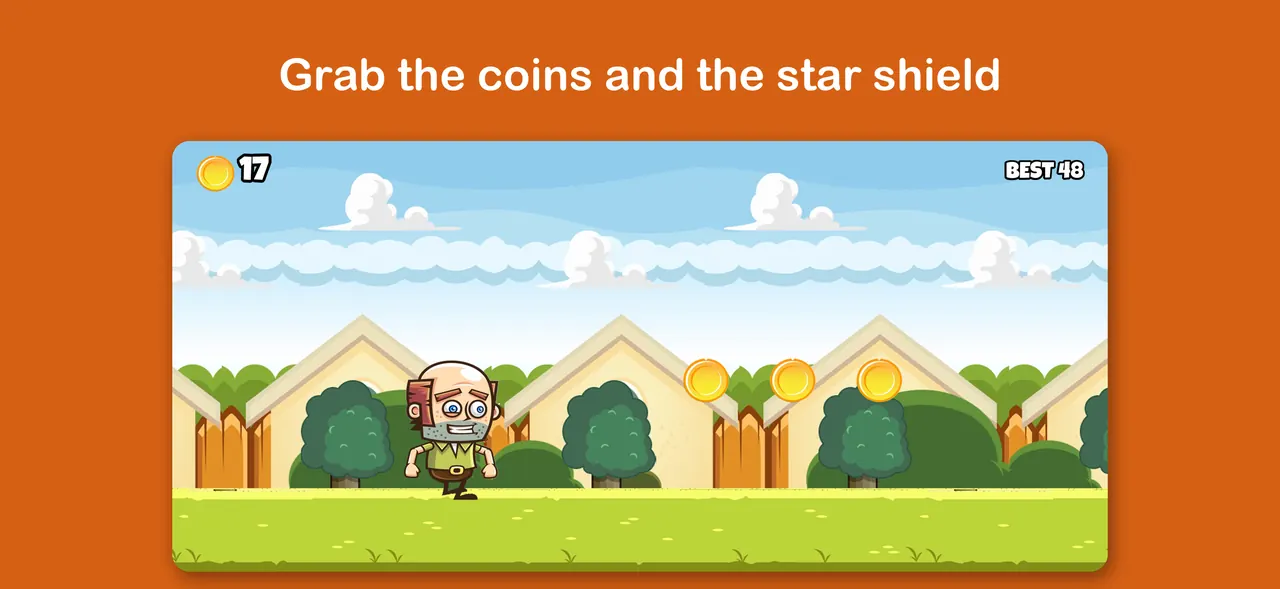 Collecting coins and the star shield