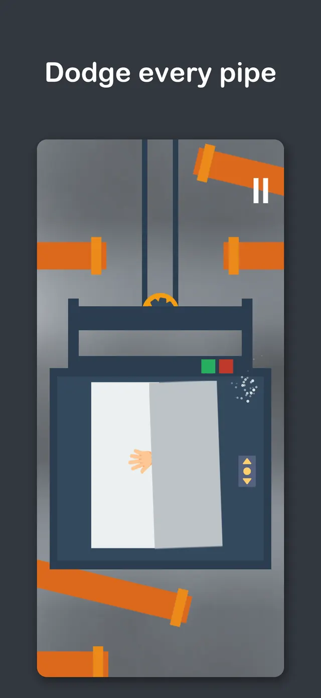 Dodging pipes in the shaft