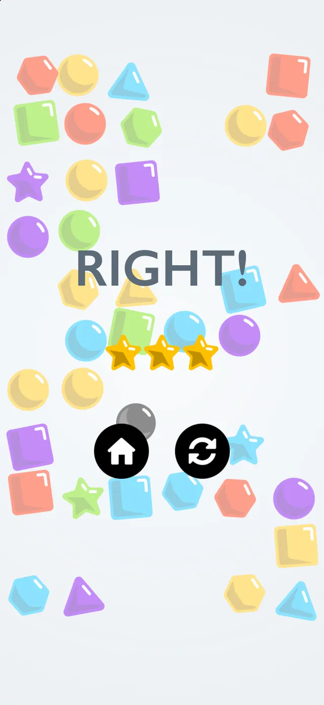 RIGHT! with three stars
